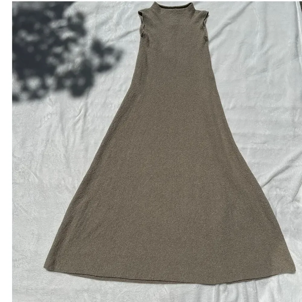 Lauren Manoogian Cotton Bouclé Shell Dress Size 1 Small Pumice Taupe NWT $530 - Picture 5 of 16